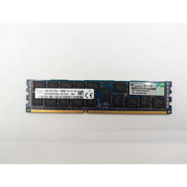 Модуль памяти 647653-081, HMT42GR7AFR4A, SK Hynix, HP, DDR3, 16Gb, 12800R