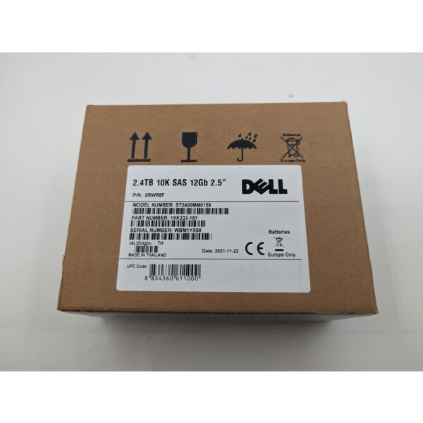 Жесткий диск 0RWR8F, Dell, 2.4 Тб, SAS, 2.5