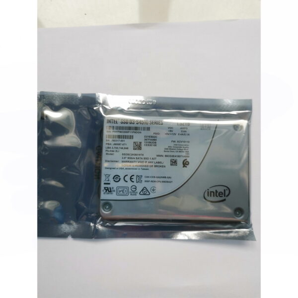 SSD диск SSDSC2KB019T801, S4510, Intel, 1.92 Тб, SATA, 2.5