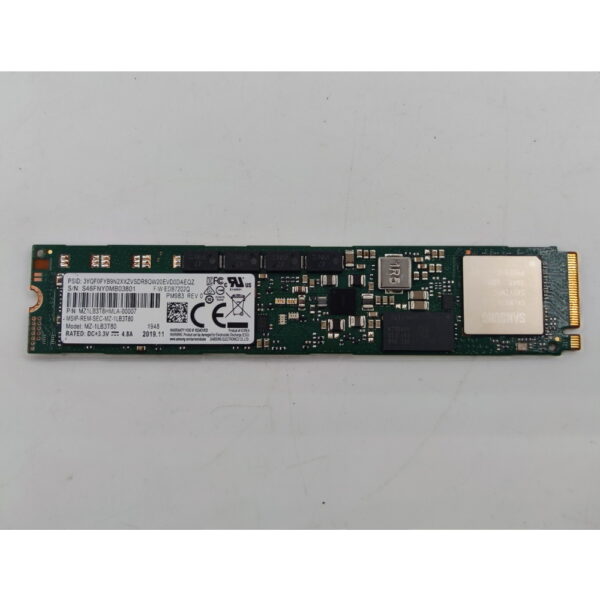 SSD диск MZ1LB3T8HMLA-00007, PM983, Samsung, 3.84 Тб, M.2, PCI-E