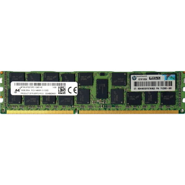 Модуль памяти 712383-081, 715274-001, MT36JSF2G72PZ-1G9, Micron, HP, DDR3, 16Gb, 14900R — изображение 2