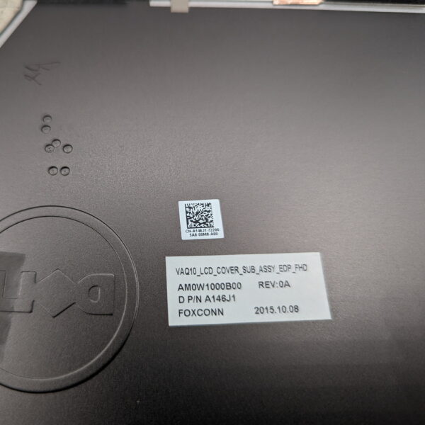 Крышка матрицы a146j1, AM0W1000B00, Dell Precision M4800 — изображение 2