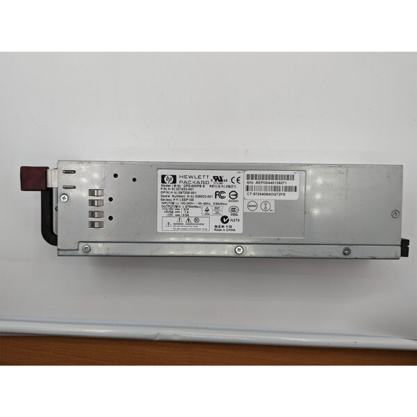 Блок питания 321632-001, 338022-001, 367238-001, DPS-600PB B, HP ProLiant DL380 G4, 575 Вт — изображение 3
