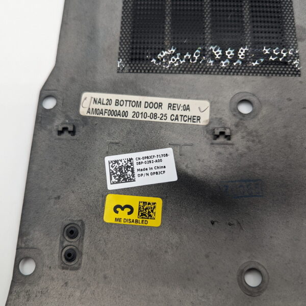 Крышка DDR, HDD, WI-FI 0p8jcf, Dell Latitude E6510 — изображение 3