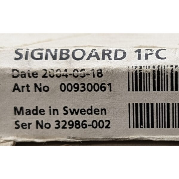 SIGNBOARD 1PC 00930061, 996, 16128, 8128 — изображение 2