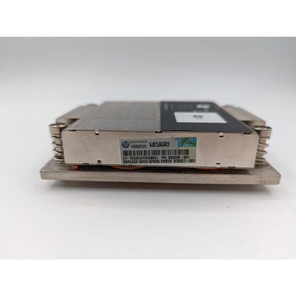 Радиатор 6043B0098201A1, 653235-001, 668514-001, 670527-001, 677055-001, HP ProLiant DL160 Gen8 CPU1 — изображение 3