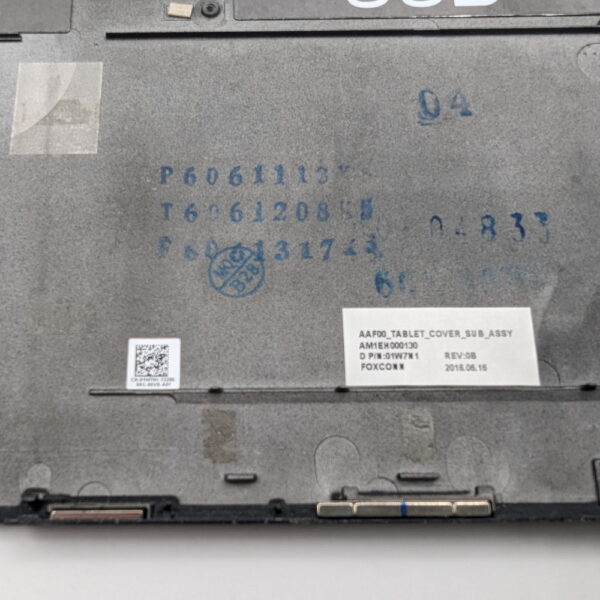 Крышка матрицы 01w7n1, AM1EH000130, Dell Latitude 7275, XPS 9250 — изображение 3