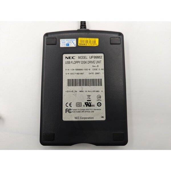 Флоппи-дисковод FDD 3.5 UF0002-Black, HD NEC, EXT, USB — изображение 2