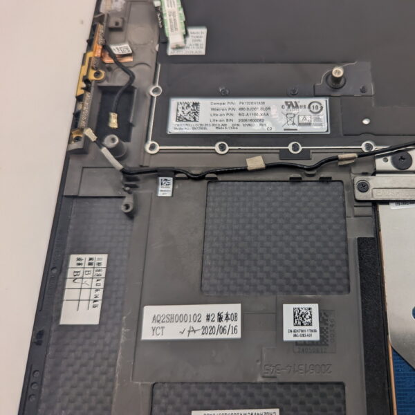 Топкейс 0dkfwh, Dell Precision 5550, 5560, XPS 15 9500, 9510 — изображение 3