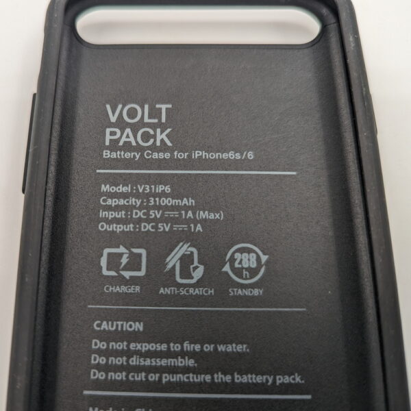 Чехол с аккумулятором V31IP6, Battery Case for iPhone 6s — изображение 3