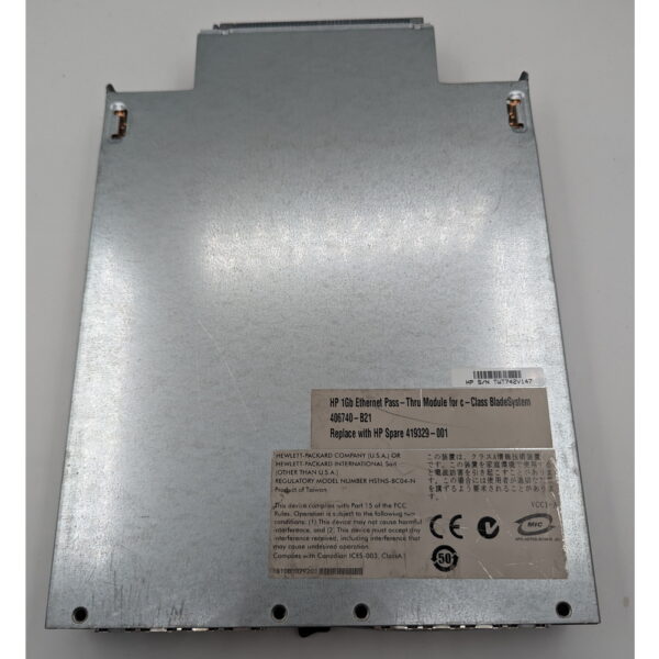 Модуль расширения 406740-B21, 419329-001, HP 1GB Ethernet Pass-Thru Module — изображение 2
