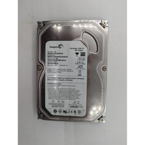 Жесткий диск ST3250410AS, Seagate, 250 Гб, SATA, 3.5