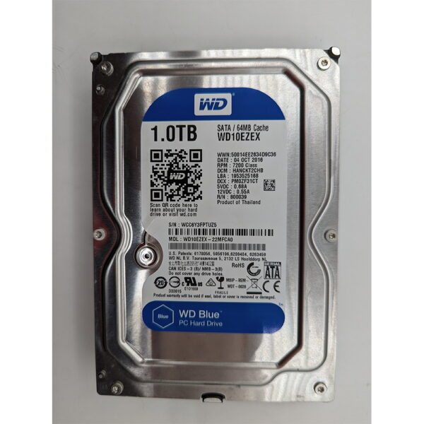 Жесткий диск WD10EZEX, WD, 1 Тб, SATA, 3.5