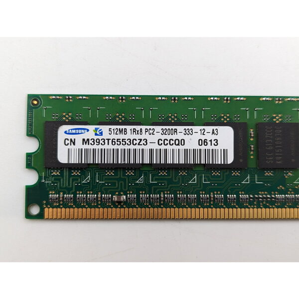 Модуль памяти 345112-051, M393T6553CZ3-CCC, HP, Samsung, DDR2, 512 Мб, 3200R, REG, ECC — изображение 3