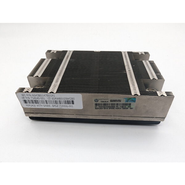 Радиатор 735506-001, 734040-001, 6043B0147501A1, 715818-002, 730239-001, HP ProLiant DL360p Gen8