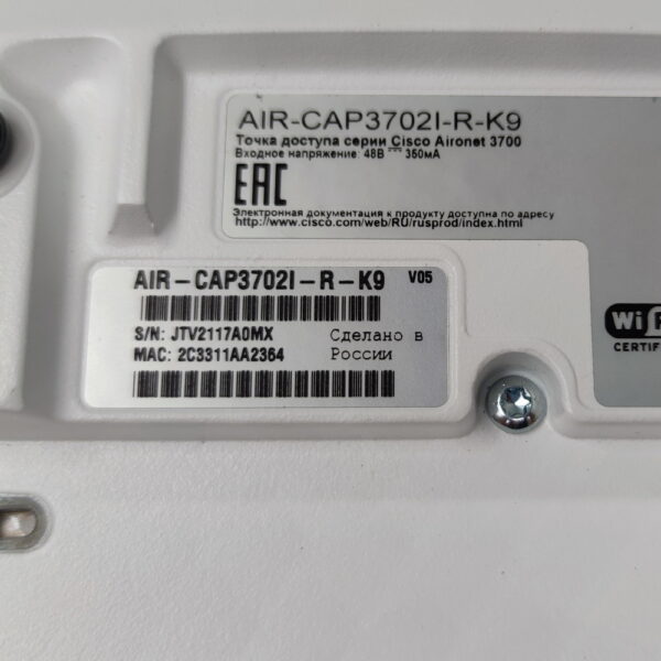 Точка доступа Cisco AIR-CAP3702I-R-K9 — изображение 3
