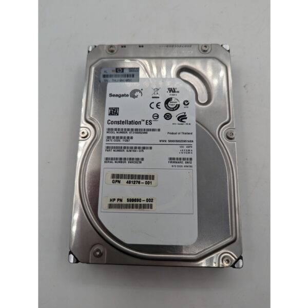 Жесткий диск ST31000524NS, 481276-001, 599690-002, HP, Seagate, SATA, 1 Тб, 3.5