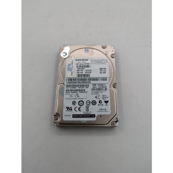 Жесткий диск ST600MM0006, 00Y2503, 00Y2430, 00Y5720, IBM, Seagate, SAS, 600 Гб, 2.5