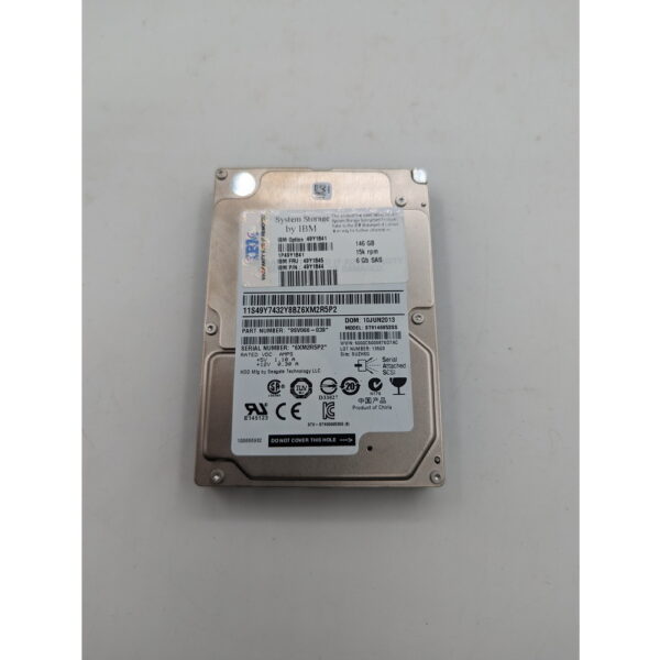 Жесткий диск ST9146853SS, 49Y1841, 49Y1845, 49Y1844, IBM, Seagate, 146 Гб, SAS, 2.5