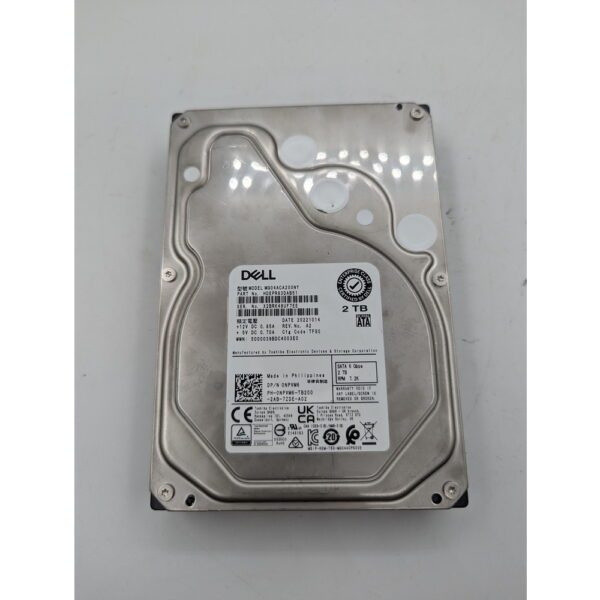 Жесткий диск 0NPVM6, HDEPR83DAB51, MG04ACA200NY, Dell, SATA, 2 Тб, 3.5