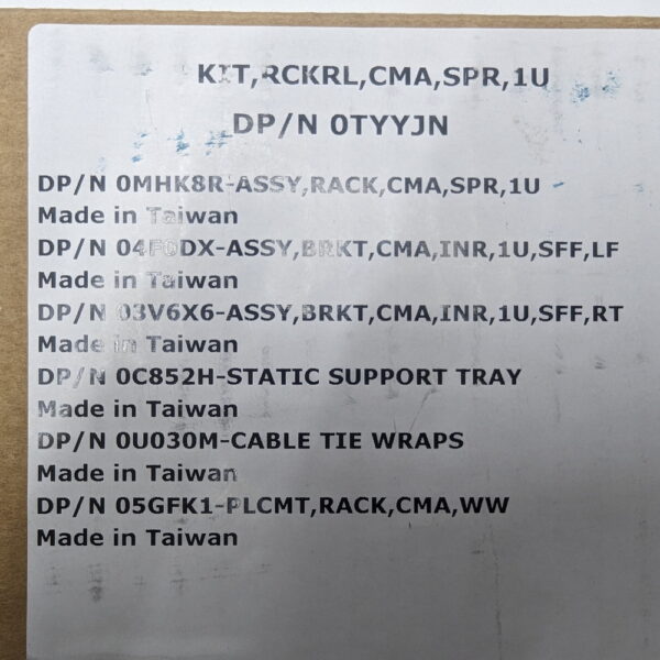 Кабельный органайзер 0TYYJN, Dell, Power Edge R320, R410, R620, 1U — изображение 2