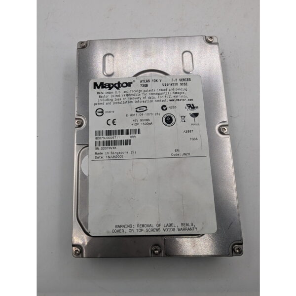 Жесткий диск 8D073J0025711, Maxtor, SCSI, 72,8 Гб, 3.5