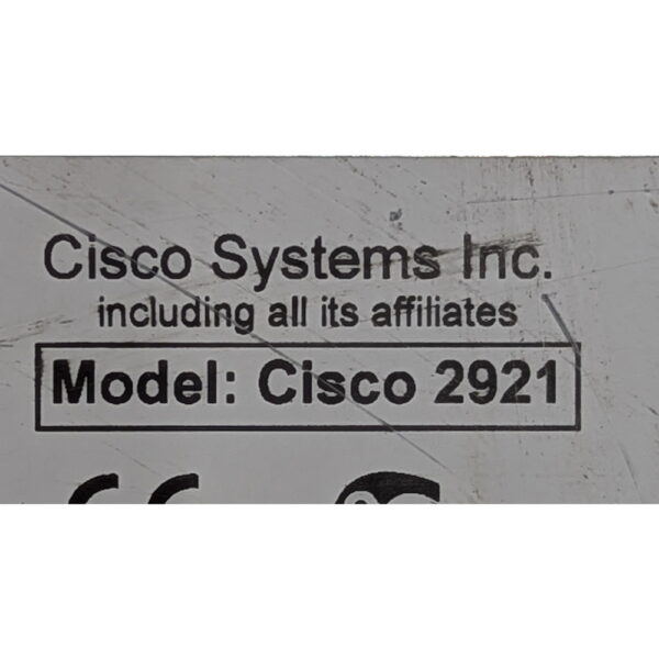 Маршрутизатор Cisco 2921-SEC/K9 — изображение 3