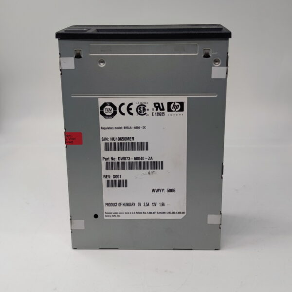 Ленточный привод DW073-60040-ZA, HP, LTO-2, не исправен на запчасти, не забирает картридж — изображение 3