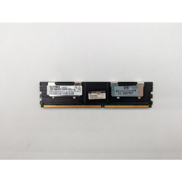 Модуль памяти 398707-051, EBE21FD4AHFD-6E-E, Elpida, HP, DDR2, 2Gb