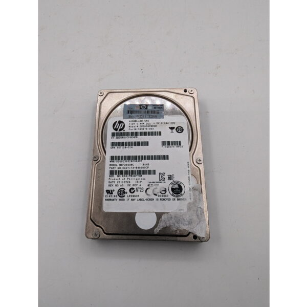 Жесткий диск EG0600FBDSR, 599476-003, 507129-014, MBF2600RC, HP, Toshiba, 600 Гб, SAS, 2.5