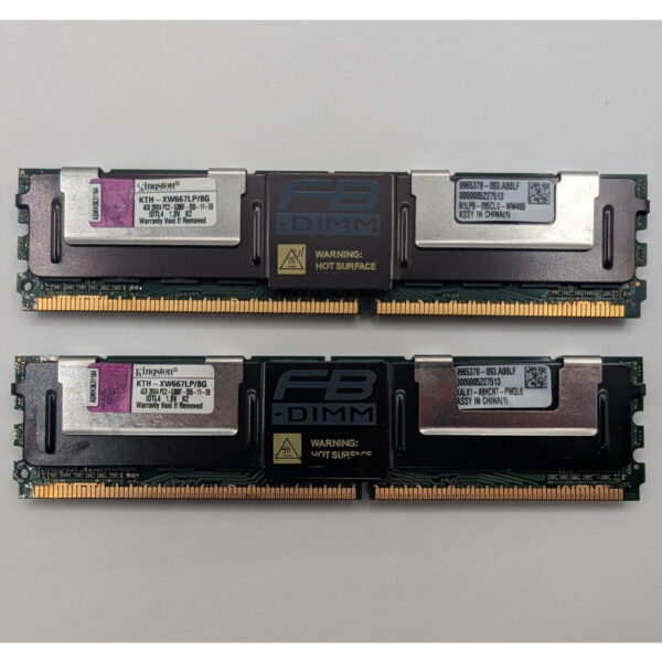 Модуль памяти KTH-XW667LP/8G, Kingston, DDR2, 8Gb Kit (2 x 4Gb), 5300