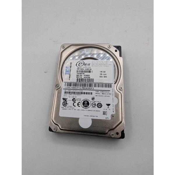 Жесткий диск MBD2147RC, 44W2194, 42D0633, 44W2200, Fujitsu, IBM, 146 Гб, SAS, 2.5