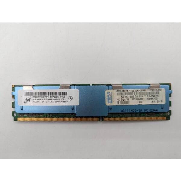 Модуль памяти 46C7423, 43X5061, MT36HTF51272FY-667, Micron, IBM, DDR2, 4Gb