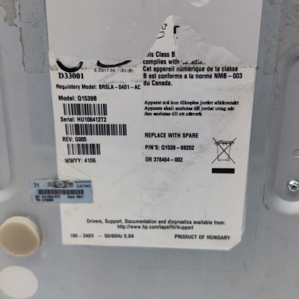 Ленточный привод Q1539B, BRSLA-0401-AC, HP, LTO-3 — изображение 3