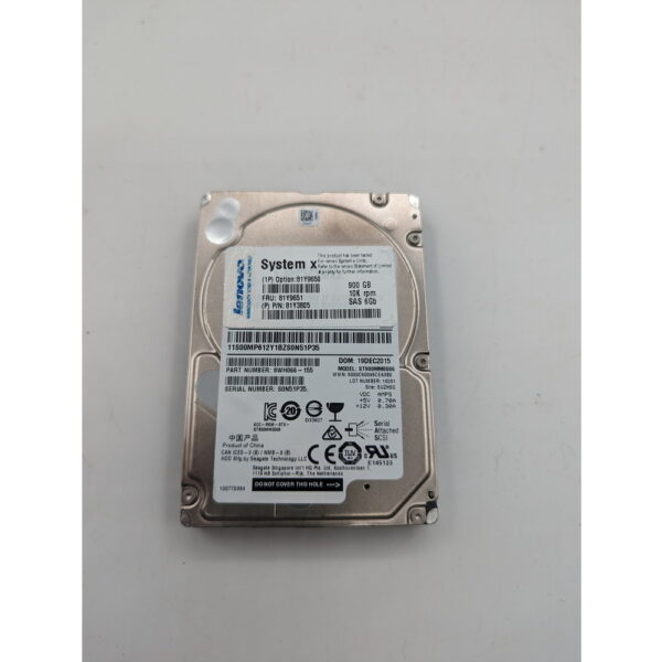 Жесткий диск ST900MM0006, 81Y9650, 81Y9651, 81Y3805, IBM, Seagate, 300 Гб, SAS, 2.5