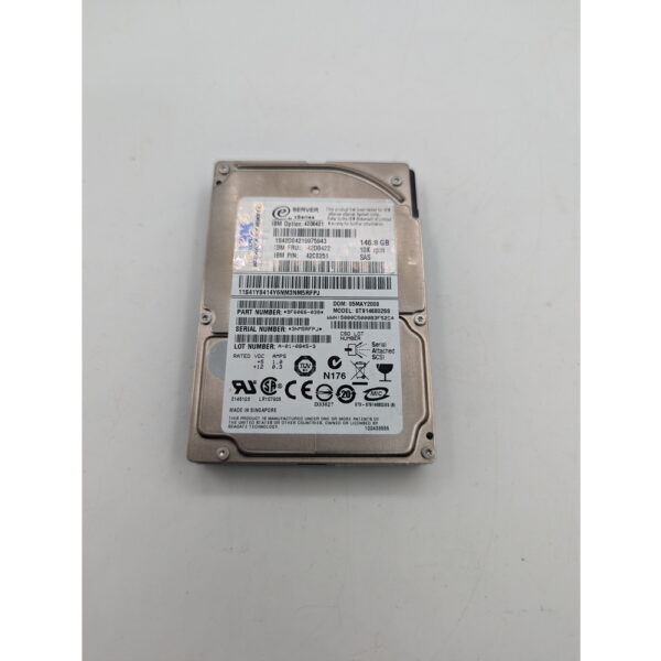 Жесткий диск ST9146802SS, 42D0421, 42D0422, 42C0251, IBM, Seagate, SAS, 146 Гб, 2.5