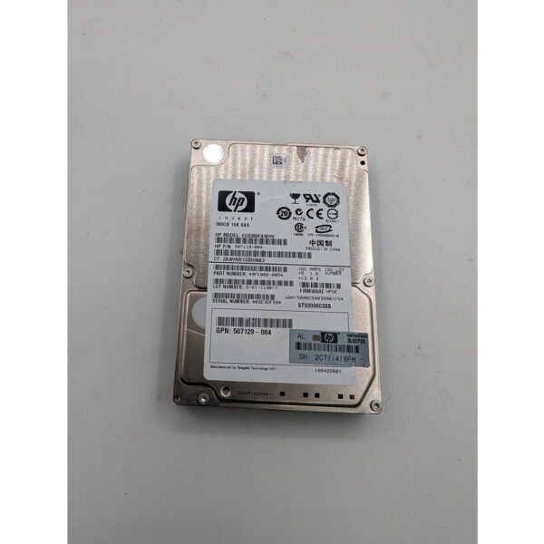 Жесткий диск ST9300603SS, EG0300FAWHV, 507129-004, 507129-003, HP, Seagate, 300 Гб, SAS, 2.5