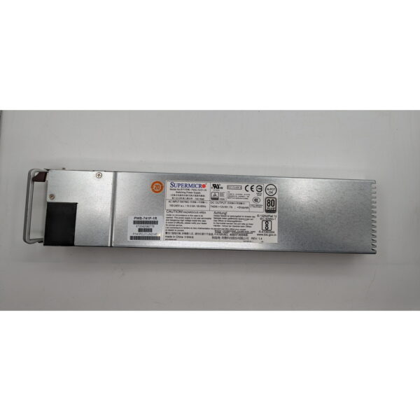 Блок питания PWS-741P-1R, Supermicro 825TQ-R740LPB, 213A-R740LPB, 2027R-WRF, 6027R-W, 740 Вт