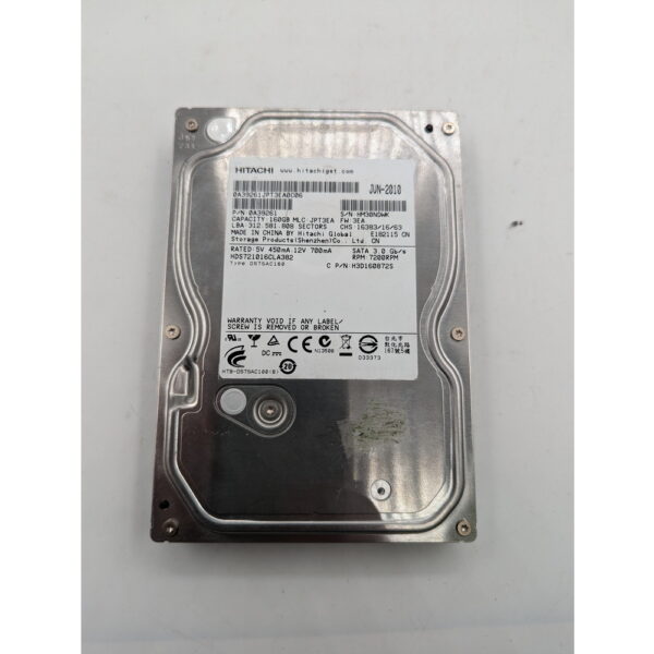 Жесткий диск HDS721016CLA382, HGST, SATA, 160 Гб, 3.5