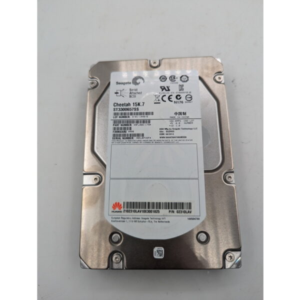 Жесткий диск ST3300657SS, 02310LAV, Seagate, SAS, 300 Гб, 3.5