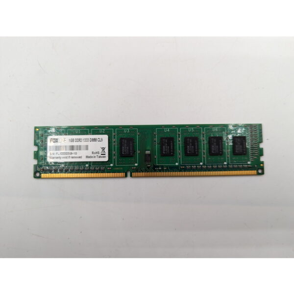 Модуль памяти FL1333D3U9-1G, Foxline, DDR3, 1Gb