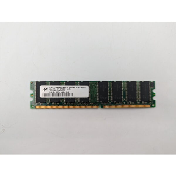Модуль памяти MT8VDDT6464AG-40B, Micron, DDR, 512Mb