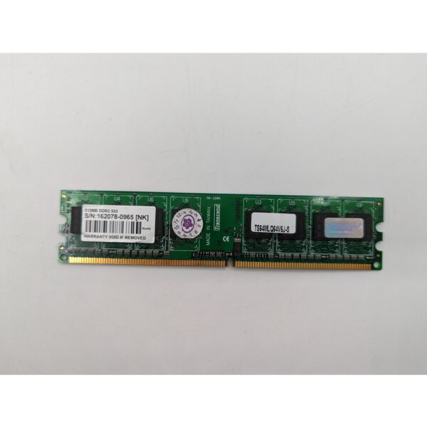 Модуль памяти TS64MLQ64V5J-S, Transcend, DDR2, 512Mb