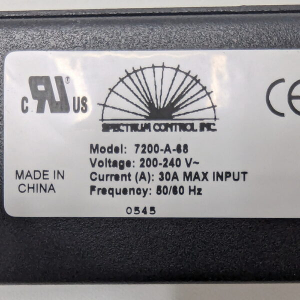 Блок розеток 7200-A-63-RT, Spectrum Control Inc, 8 port, 220V — изображение 3