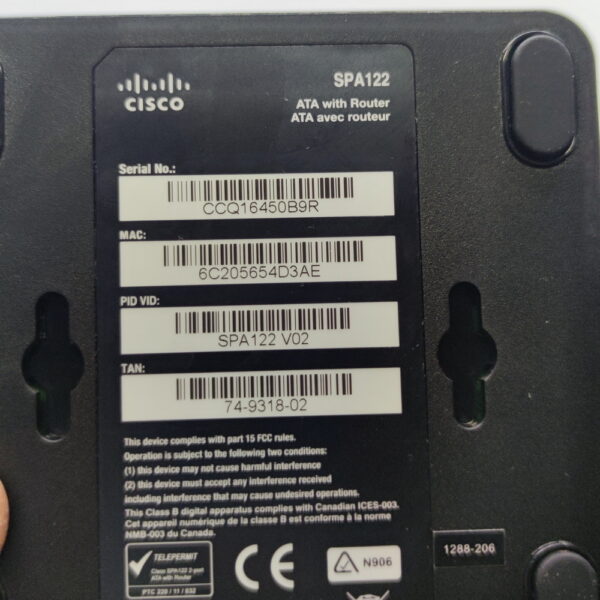 Коммутатор Cisco SPA122 — изображение 2