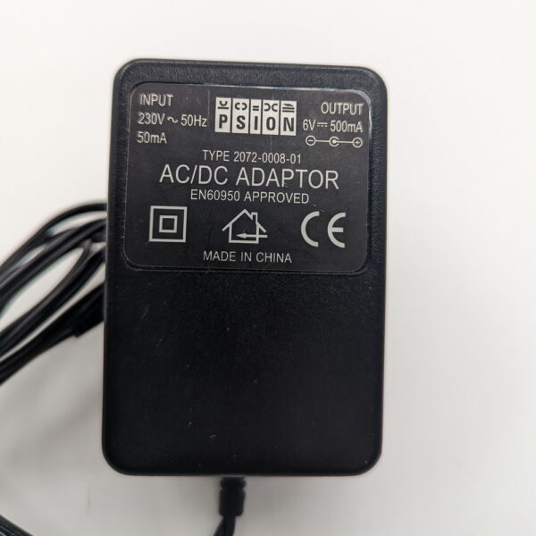 Блок питания 2072-0008-01, Psion, 6V, 500mA — изображение 2