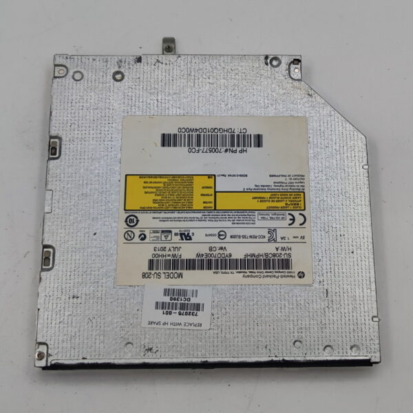 Привод DVD-RW SU-208CB, 700577-FC0, 719874-001, 732075-001, HP, Sata, 9.5 mm