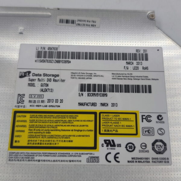 Привод DVD-RW 45N7630, GU70N, Lenovo Thinkpad Edge E531 — изображение 2