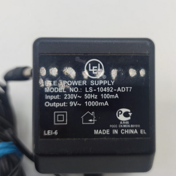 Блок питания LS-10492-ADT7, I.T.E., 9V, 1000mA
