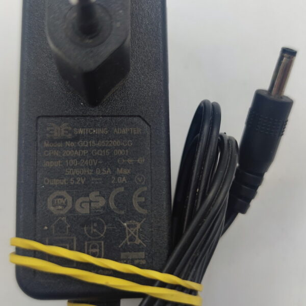 Блок питания CQ15-052200-CG, 5.2V, 2000mA — изображение 2